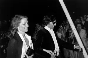 Charlotte Rampling (L) attends the 1976 Cannes Film Festival in Cannes, France, in May 1976.