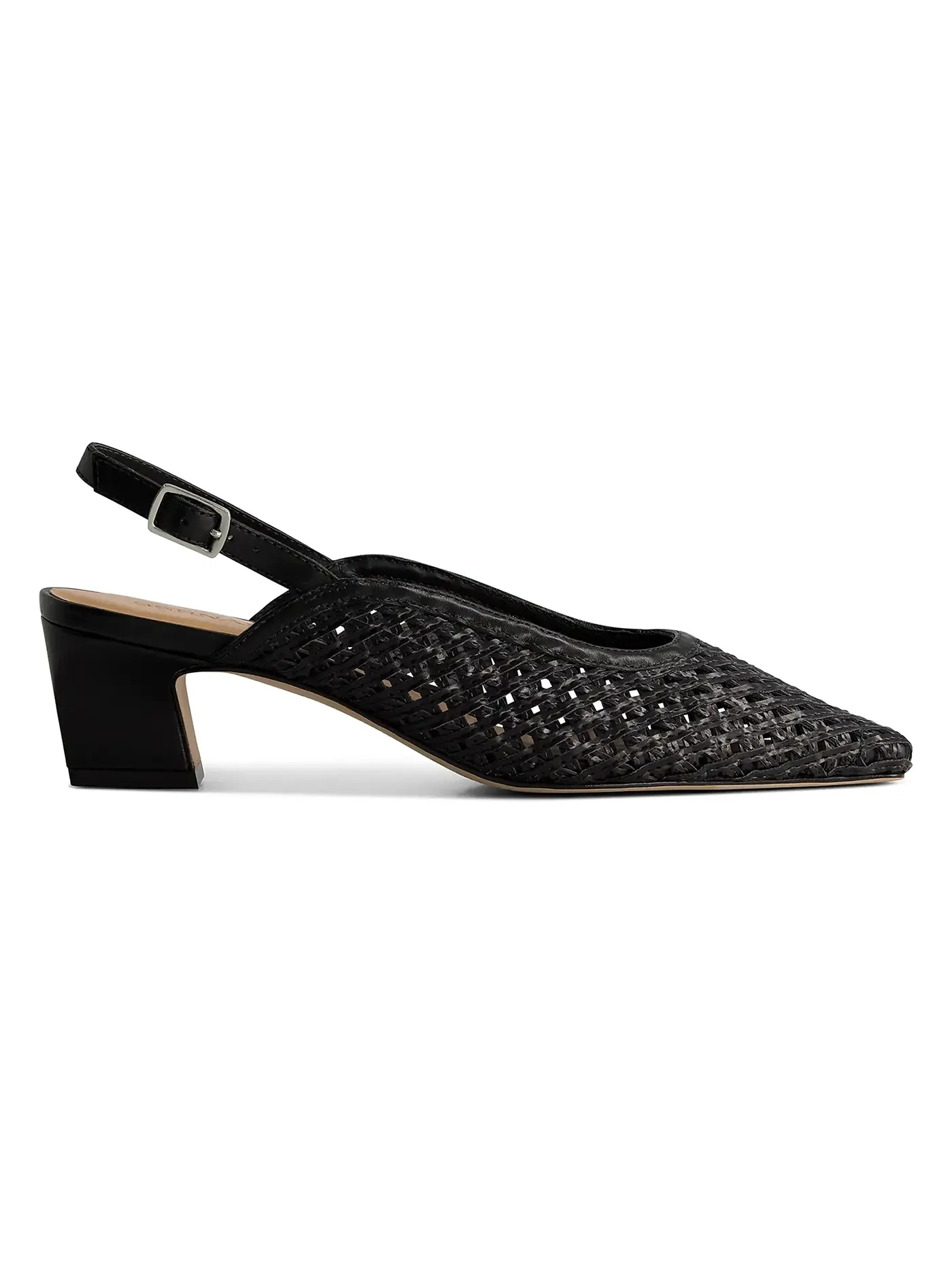 Bernardo , Athena Woven Slingback Pumps