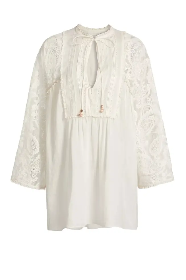 ZimmermannAscension Lace Yoke Tunic