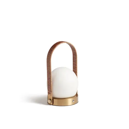 Neoma Wireless Table Lamp - White/gold
