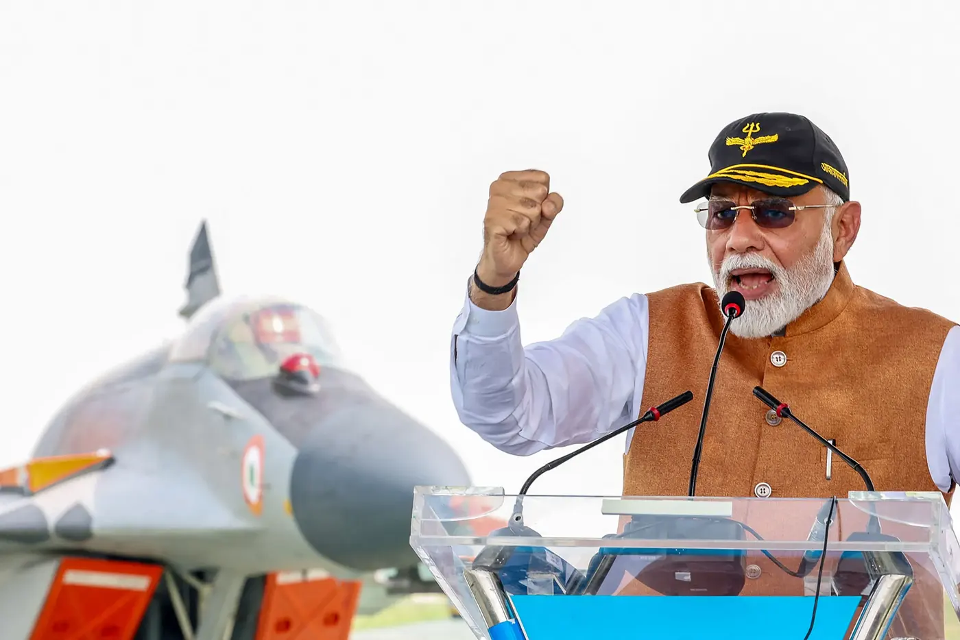 Modi at airbase