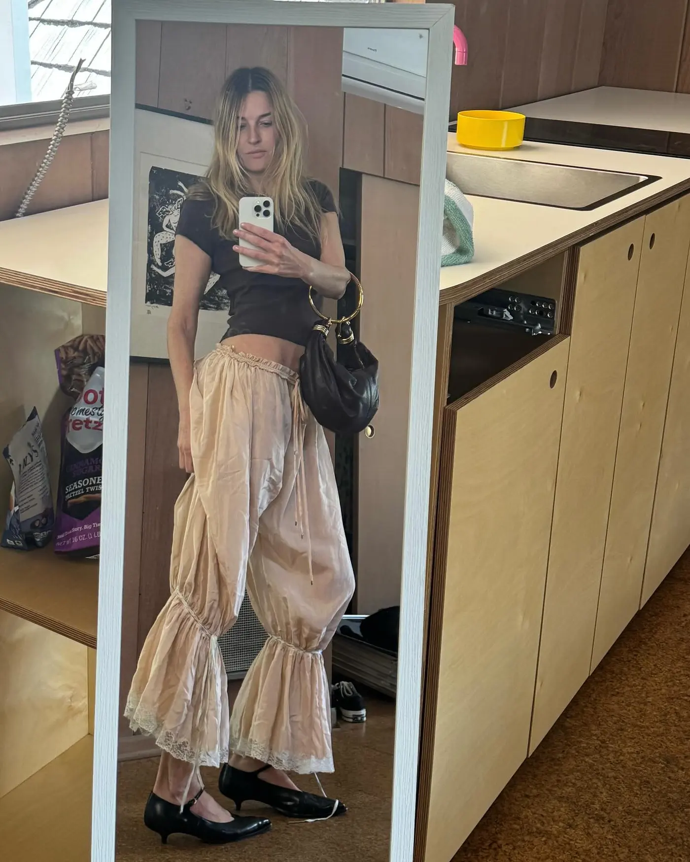 An image of wearing a 2025 short trend.