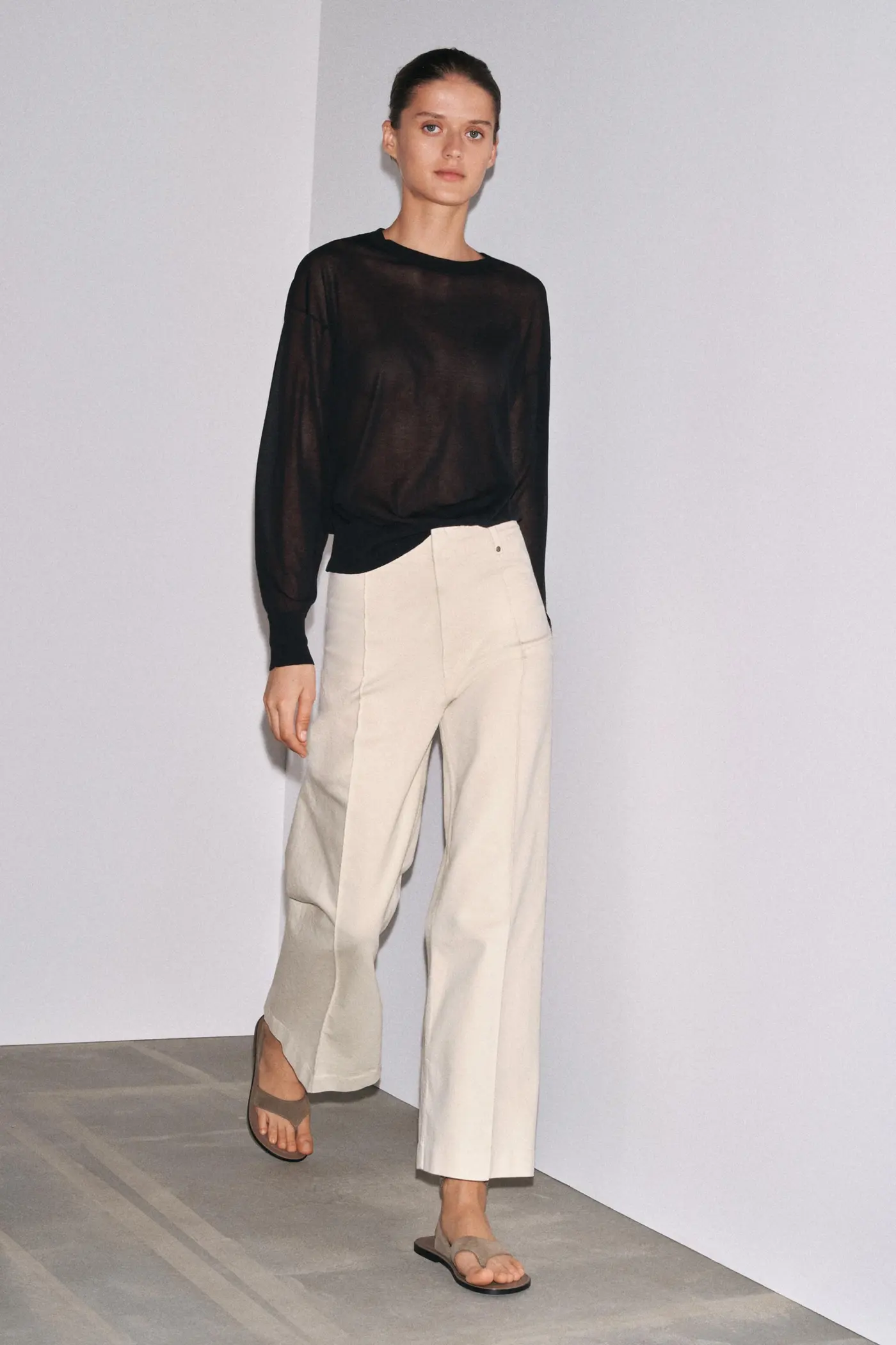 Zw Collection High Waist Wide Leg Jeans
