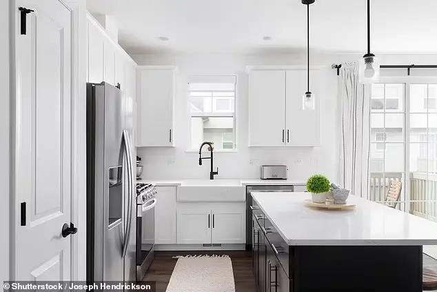 Elsewhere she claimed matt black hardware on kitchen cabinets and bathroom taps is no longer in fashion