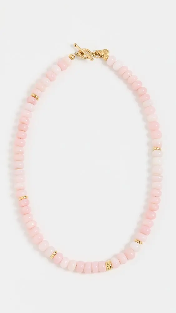 Mayamar Rose Opal Beaded Necklace