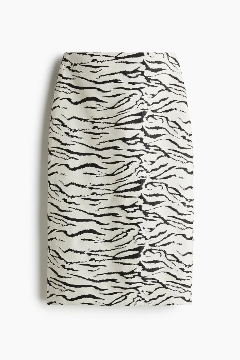 Jacquard-Weave Skirt