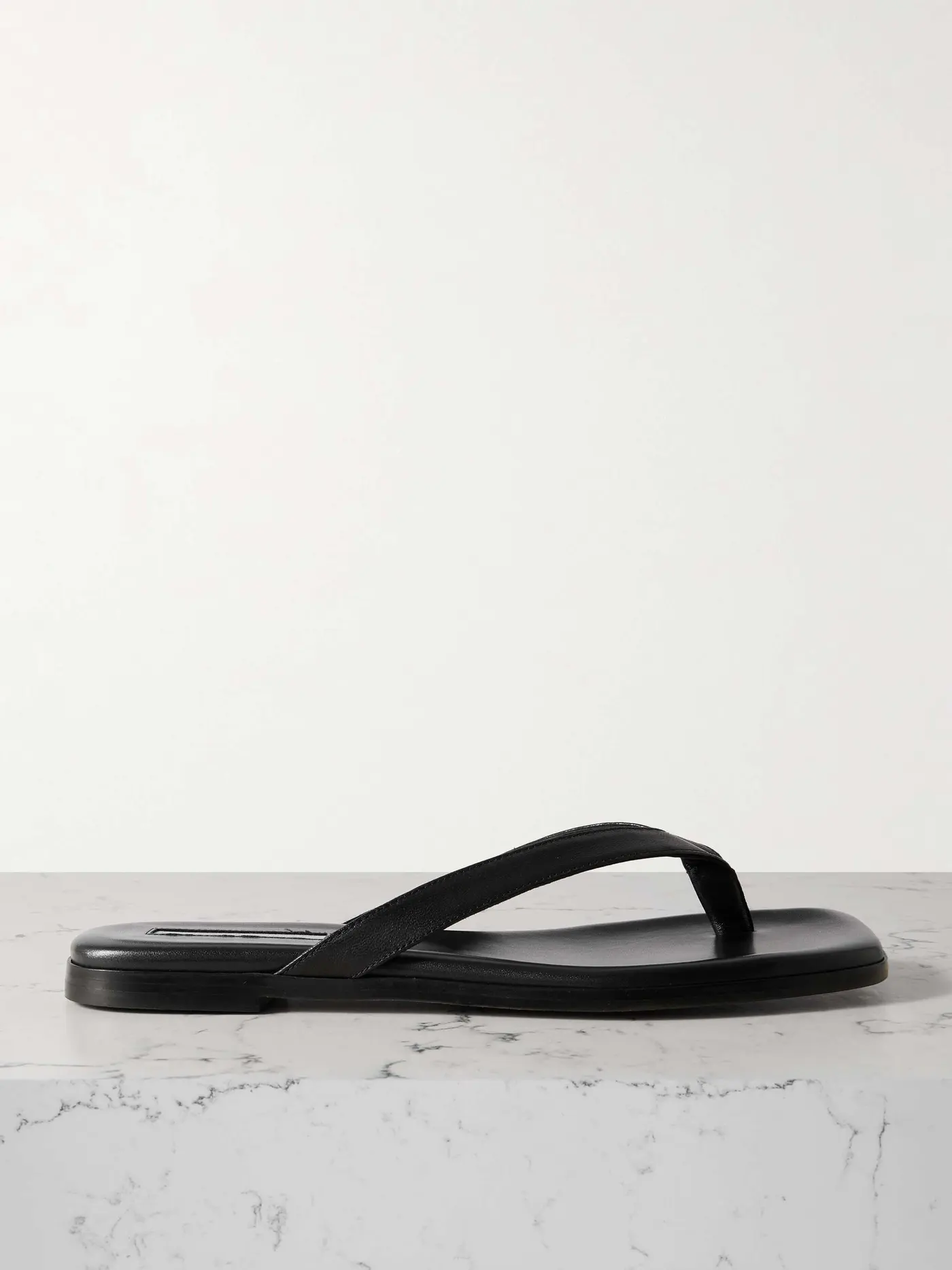 Meta Leather Flip Flops