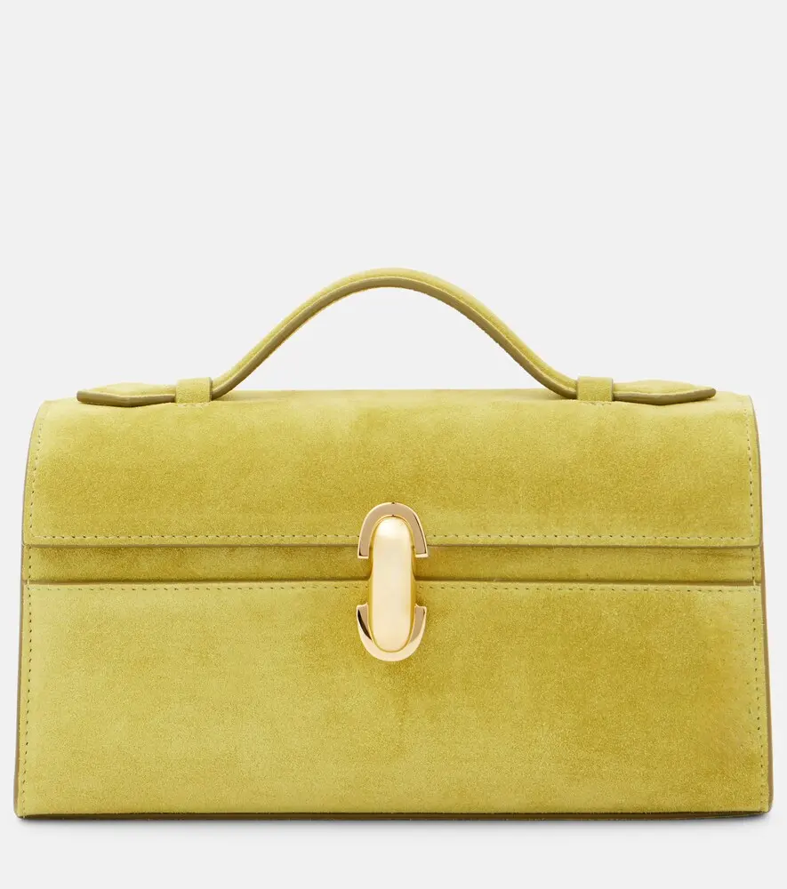Symmetry Pochette Suede Tote Bag