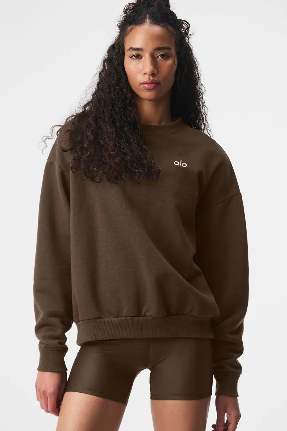 Alo, Accolade Sweatshirt in Espresso