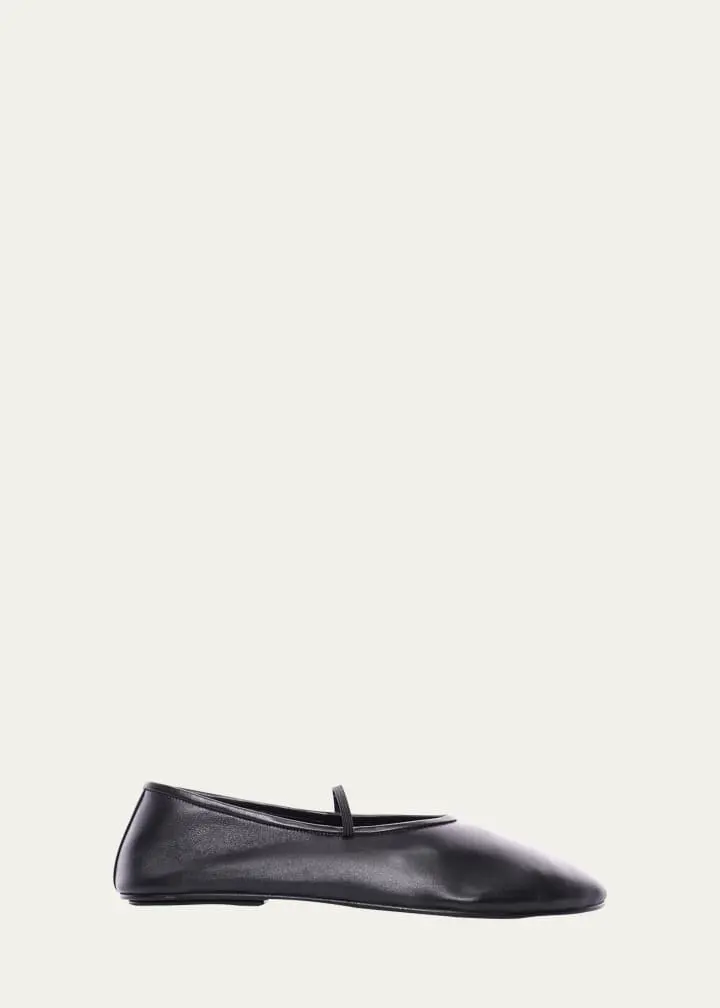 Lambskin Band Ballerina Flats