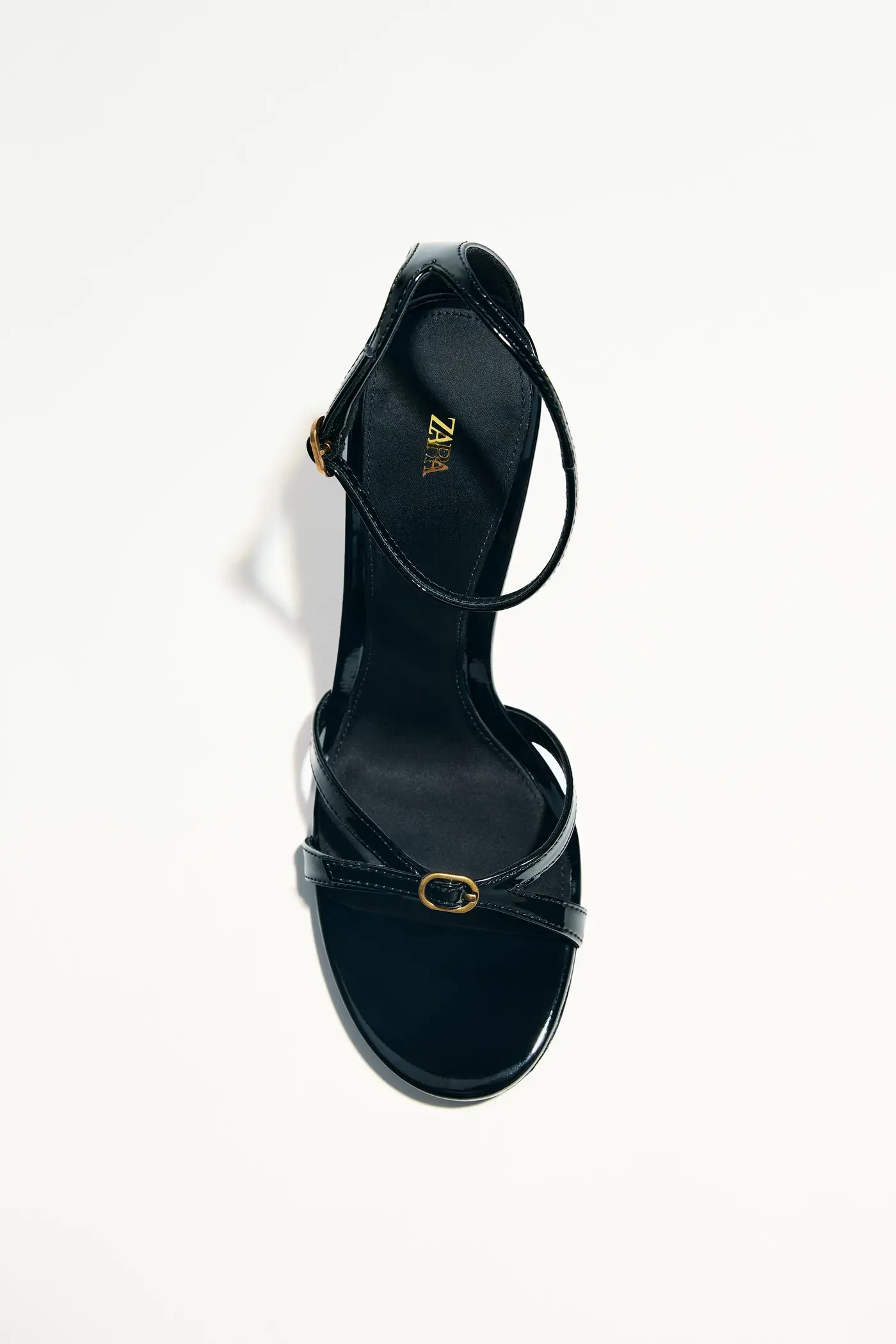 ZARA, High Heeled Buckle Sandals