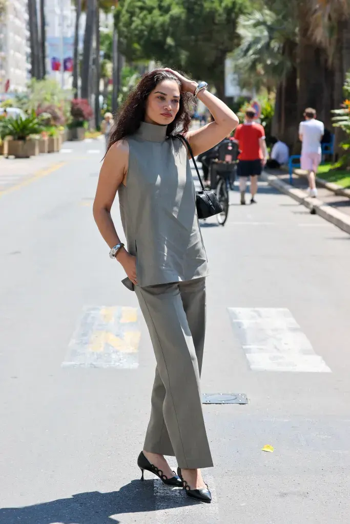 Shanina Shaik was spotted in France ahead of the 78th Cannes Film Festival.