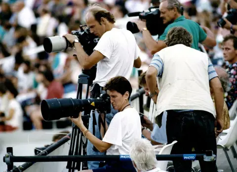Eileen Langsley Eileen at work with other photographers around her