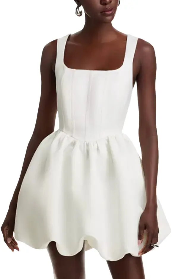 Aqua , Corset Mini Dress - Exclusive