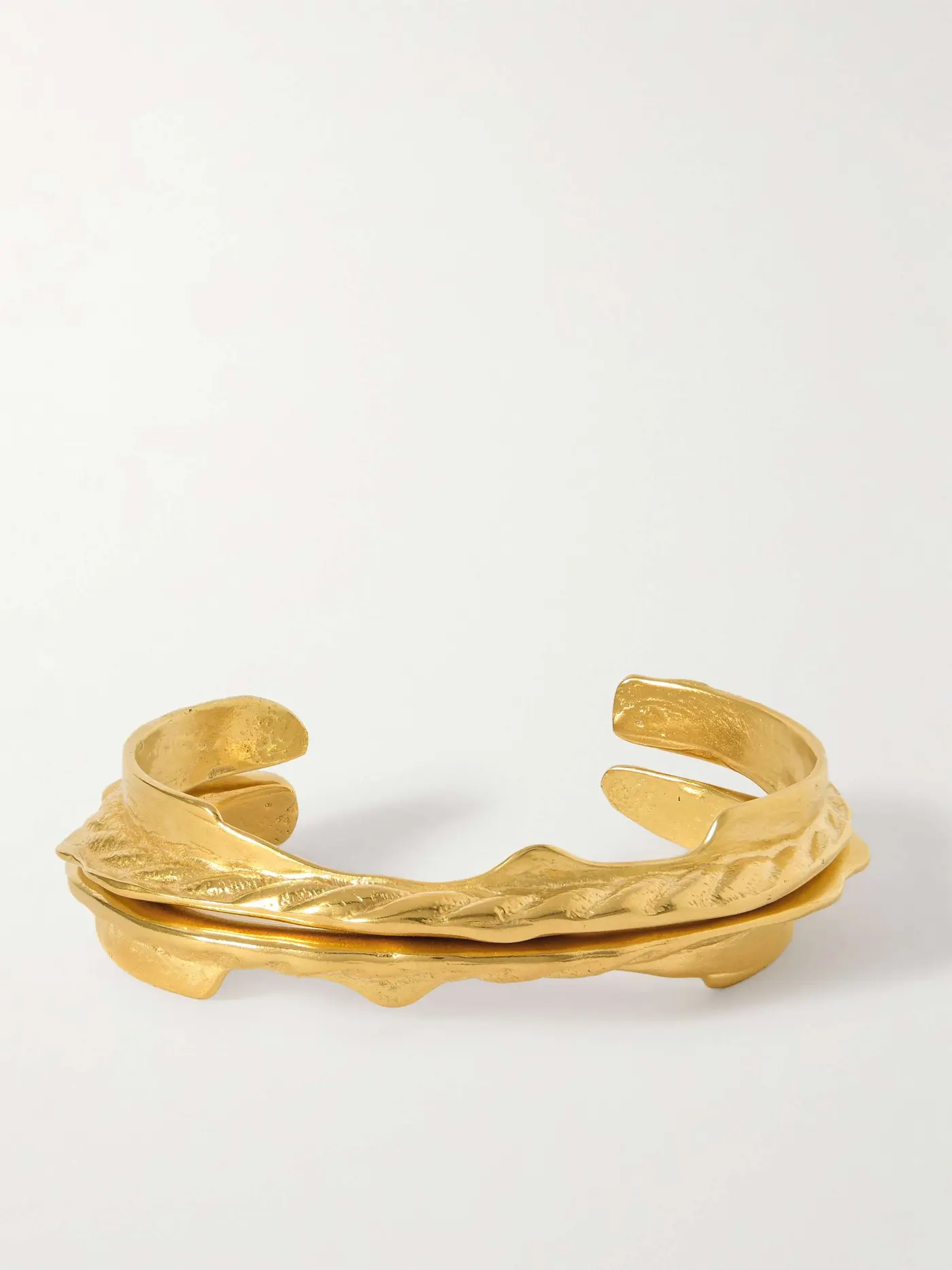 Calypso Set-Of-Two Gold-Plated Cuffs