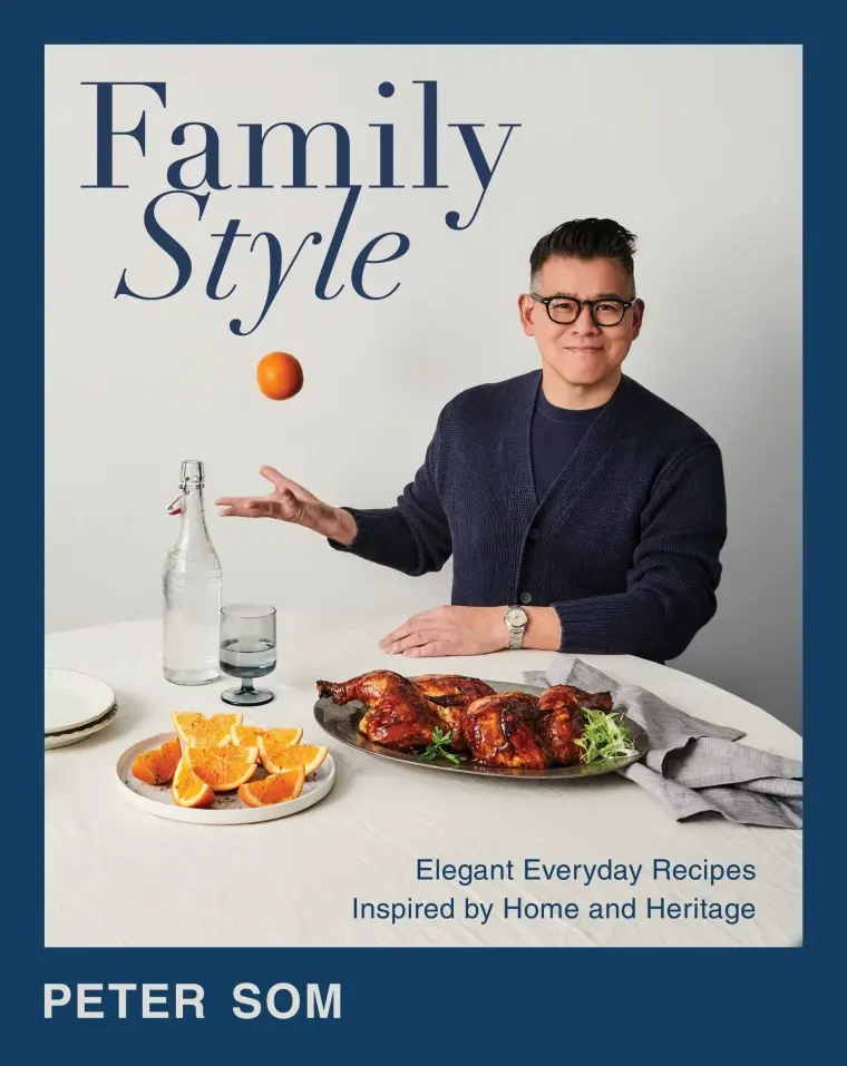 Peter Som's "Family Style" cookbook cover.