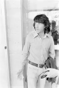 Dustin Hoffman attends the Cannes Film Festival in Cannes, France, in May 1975. (Photo by Michel Maurou/WWD/Penske Media via Getty Images)