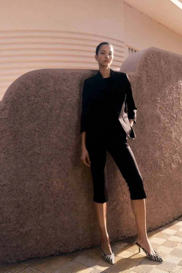 Slim Capri Trousers