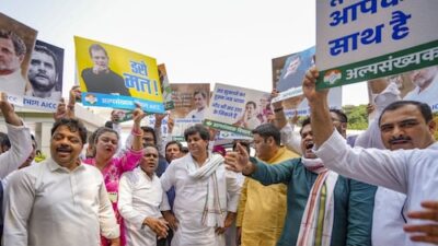 Congress launches nationwide protest in response to ED chargesheet targeting Gandhis in National Herald case | Watch