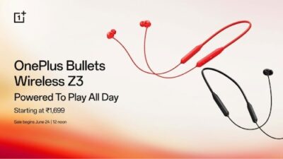 OnePlus Introduces Bullets Wireless Z3 Neckband in India Priced at ₹1,699