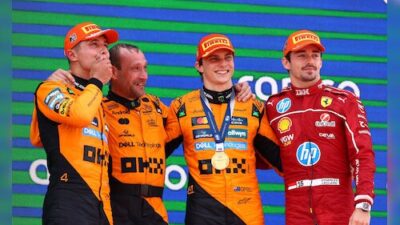 Oscar Piastri claims fifth victory as Charles Leclerc advances and Max Verstappen falters in dramatic Spanish Grand Prix.