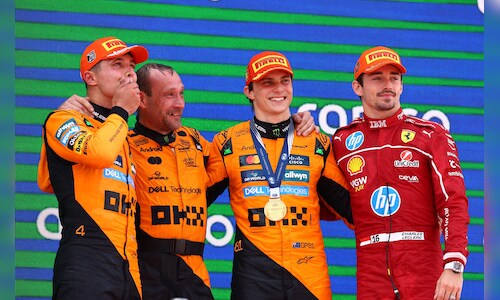 Oscar Piastri claims fifth victory as Charles Leclerc advances and Max Verstappen falters in dramatic Spanish Grand Prix.