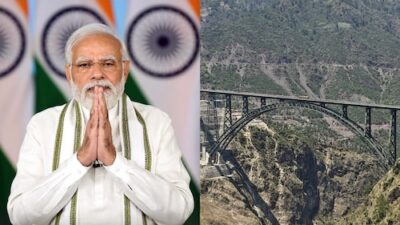 PM Modi inaugurates Chenab Bridge, launches Vande Bharat, and initiates major infrastructure projects in J&K.