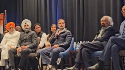 Rahul Gandhi Claims Election Commission is Undermined During US Visit; BJP Responds