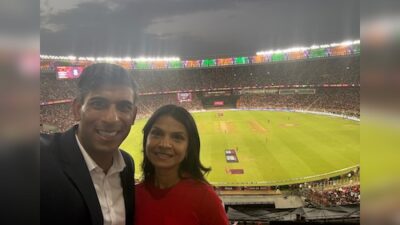 Tune in: Former UK Prime Minister Rishi Sunak joins wife Akshata at the IPL 2025 final, rooting for RCB.