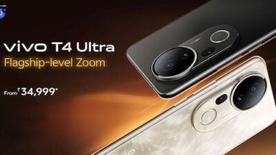 Vivo T4 Ultra smartphone launches in India, priced from ₹37,999.