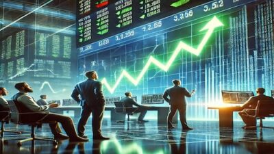 Oracle's Decline Pulls Tech Stocks Down While Dow Soars 400 Points in Mixed Market Day