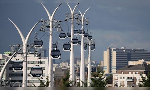 Paris launches its first urban cable car near the French capital.