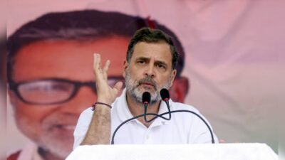 Rahul Gandhi criticizes Modi administration regarding US tariffs, emphasizes the carpet crisis in Bhadohi.