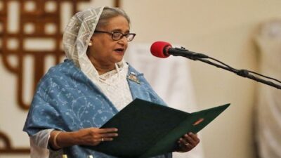 Sheikh Hasina compares assaults on minorities and women in Bangladesh to troubling conditions reminiscent of 1971.