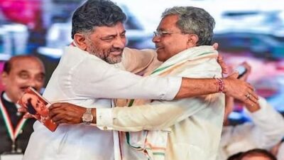 Breakfast camaraderie: Siddaramaiah declares unity with Shivakumar to govern Karnataka together.