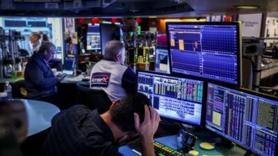 Dow futures experience a slight rebound, yet remain down more than 750 points.