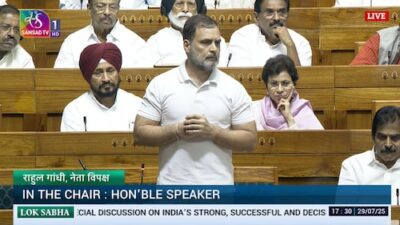 Govt Amended Legislation to Grant Immunity to Election Commission, Rahul Gandhi States During SIR Discussion in Lok Sabha