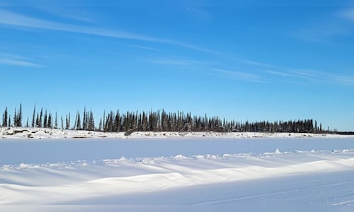 India's Ice-Covered Rivers Transform into Essential Winter Routes