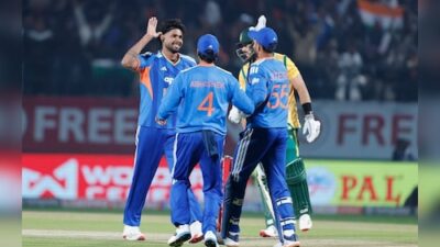India's fast bowlers dominate, dismissing South Africa for 117; hosts gain 2-1 lead in T20I series.