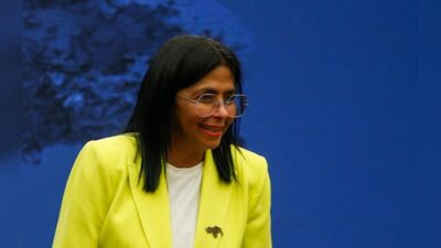 Venezuela's Supreme Court appoints Delcy Rodriguez as acting president.