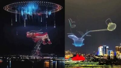 Why Many Prefer the Drone Show in Chongqing, China Over Fireworks | Video