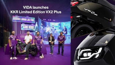 Hero MotoCorp's Vida introduces the VX2 Plus KKR Limited Edition e-scooter along with a player recognition program.