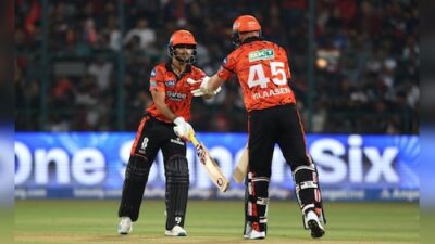 Ishan Kishan's 80 leads SRH to a total of 201 in the IPL 2026 season opener against RCB.