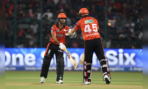 Ishan Kishan's 80 leads SRH to a total of 201 in the IPL 2026 season opener against RCB.