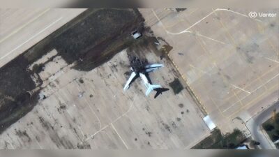 Mahan Air aircraft struck in US attack before humanitarian mission to India, say Iranian authorities.