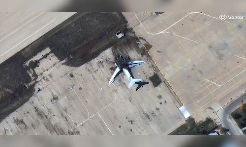 Mahan Air aircraft struck in US attack before humanitarian mission to India, say Iranian authorities.