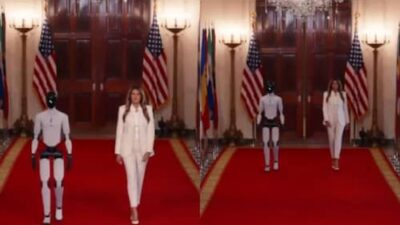 Melania Trump Joins White House Accompanied by a Conversational Humanoid Robot: Her Insights on the Future of AI