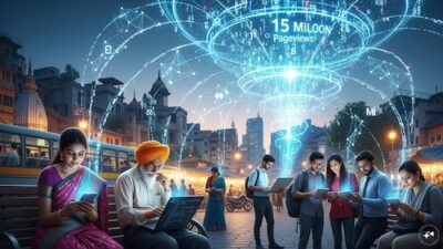 Report: AI Content Achieves 15 Million Pageviews in India Within 90 Days