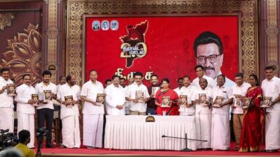 Tamil Nadu Elections: MK Stalin pledges ₹8,000 support for women and complimentary electricity for farmers in DMK manifesto.