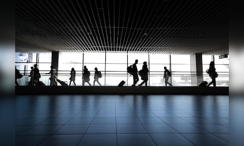 Union Civil Aviation Minister launches UDAN Yatri Cafe online at Patna Airport.